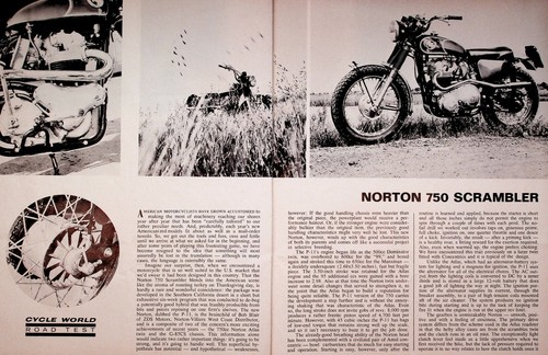 1967 norton 750 scrambler - scrambler,
