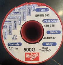 0.7mm Loctite Multicore Tin Lead 60/40 Solder Electronics UK SELLER FREE P+P