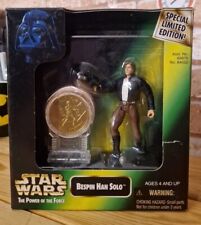 Boxed Vintage Star Wars Potf Bespin Han Solo Special Limited Edition & Coin 