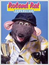 Roland Rat Superstar vintage style metal plaques signs poster image