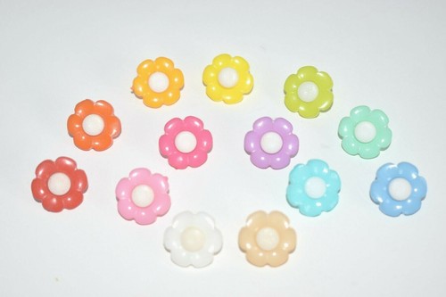 Daisy flower buttons - buttons, 17mm