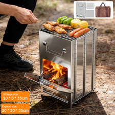 Camping wood burning stove - camping,