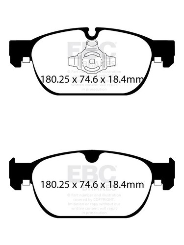 Ebc dp32260c brake pad set - dp32260c,