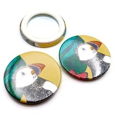 45mm Handmade Puffin Pocket