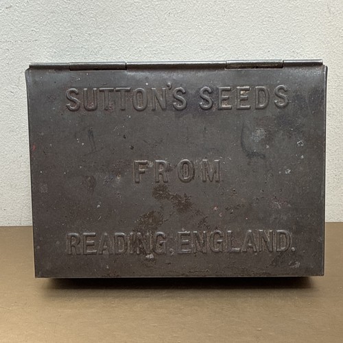 Suttons seeds tin - seeds, huntley