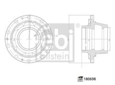 Febi Rear Wheel Hub For Erf