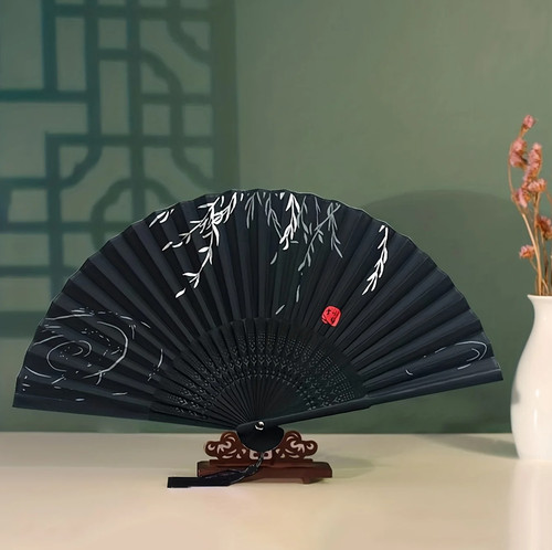 1pc bamboo folding hand - 1pc,