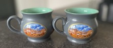 2 x Rudesheimer Weihnachtsmarkt Mulled wine German mugs cups