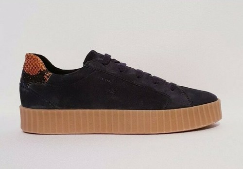 Geox respira navy blue suede - respira,