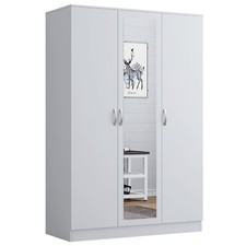 Wooden 3 Door Wardrobe with