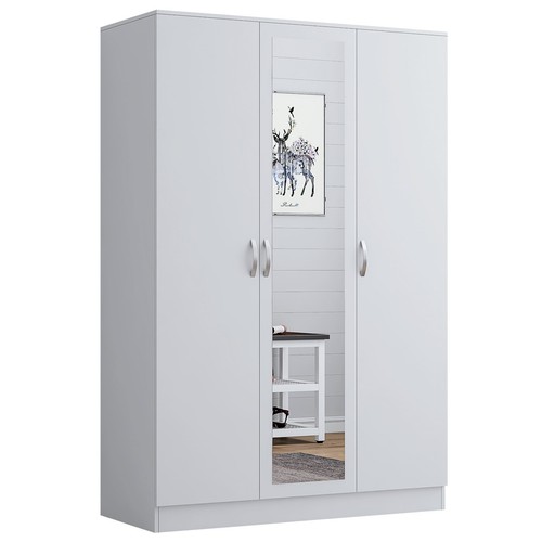 Wooden door wardrobe with - 3,