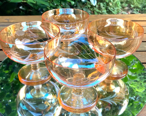 Gorgeous iridescent etched - 4,