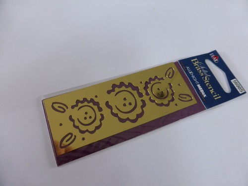 Brass stencil pattern - brass,