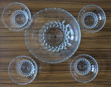 glass dessert bowl set