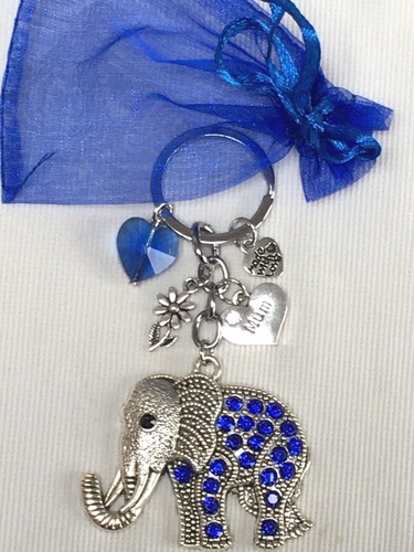 Personalised elephant blue - personalised,