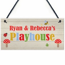 Playhouse sign personalised - playhouse,