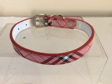 Multicoloured Cris Cross Pattern Dog Collar Adjustable Small 10-13”