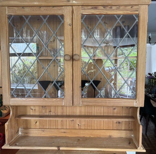 Vintage pine top dresser with - vintage,