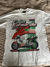 2022 World Superbike Signed Colin Edwards t Shirt Size Medium