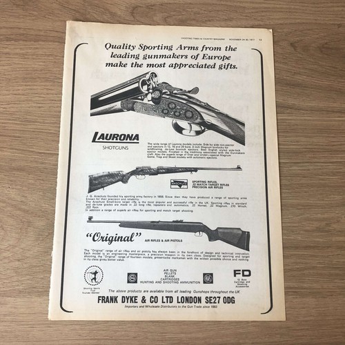 Guns08 magazine advert 12x9 - magazine,