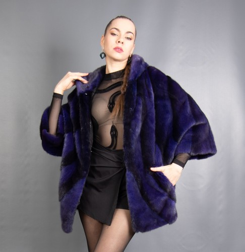 8709 new glamorous real mink - 8709,