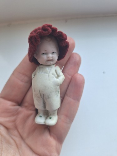 Rare vintage german bisque two