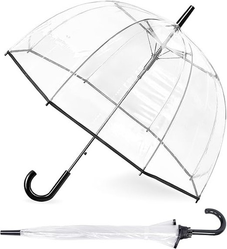Clear dome umbrella - clear,