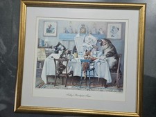 Louis Wain Tabby's Breakfast