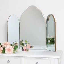 Antique Gold Arched Triple