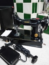 RARE 1948 221k Singer Featherweight Sewing Machine Serviced & Rewired 1/12/25