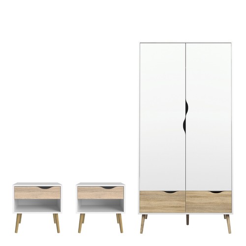 Piece bedroom set white - bedroom,