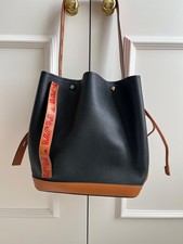 MCM Black/Red/Cognac Bucket