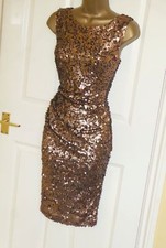 Phase Eight gold sequin