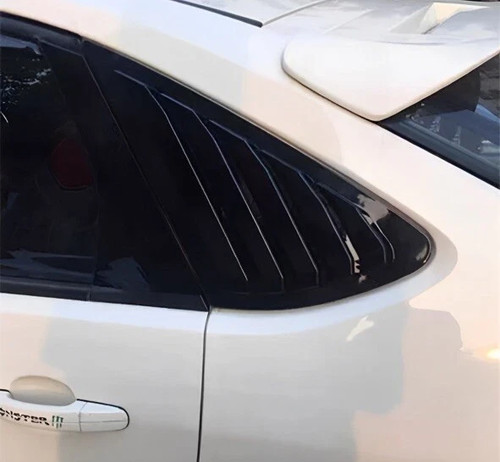 Gloss black rear - rear, window