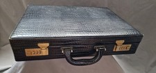 John Afermelt Made Vintage Attache Case Leather Made In England With Lock