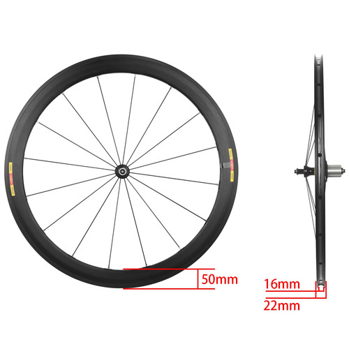 700c road bike wheelset 50mm - road,