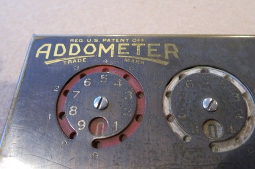 Vintage addometer adding - vintage,