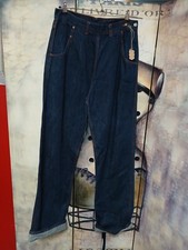 32 LEG 92CM FREDDIES OF PINEWOOD DOUBLE RIVET JEAN RETRO 50S ROCKABILLY