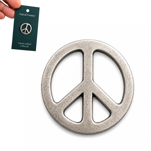 Peace symbol pin badge cnd - badge, ban