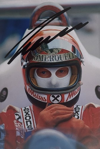 Niki lauda hand signed 6x4 - niki,