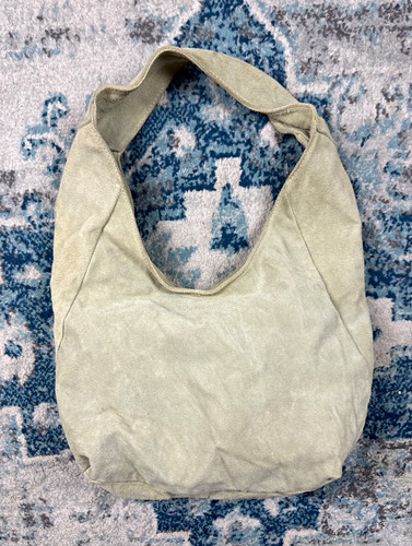 Vintage beige slouchy suede - beige,