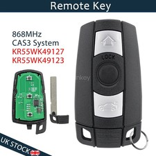 868Mhz CAS3 Remote Key Fob 3 Button For BMW 3 Series E90 E91 E92 E93 KR55WK49127