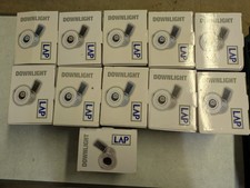 Bundle 10x White LAP IP20 FIXED FIRE RATED DOWNLIGHT GU10