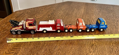 Lot vintage toy trucks - lot, 4