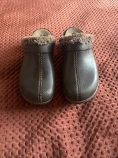 Crocs Brown Fluffy Heeled