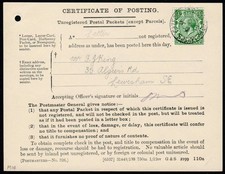 1914 KGV Royal Cypher ½d