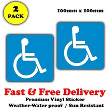 2 x Disability Blue Badge -