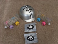 BUILD A BEAR ROLLER SKATES, HELMET, KNEE PADS