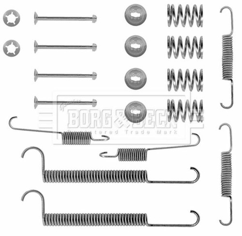 Brake shoes fitting kit rear - brake,