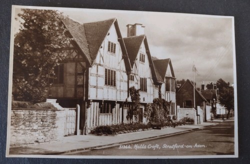 Postcard halls croft - postcard,halls,